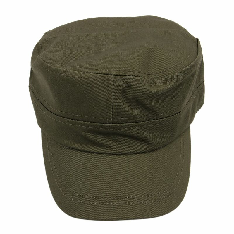 Tampão liso ajustável, chapéu, verde