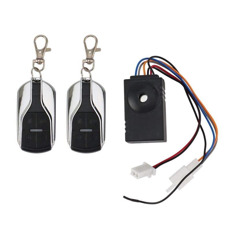 3X Ebike Alarm System 36V 48V 60V 72V With Two Switch For Electric Bicycle/Scooter Ebike/Brushless Controller