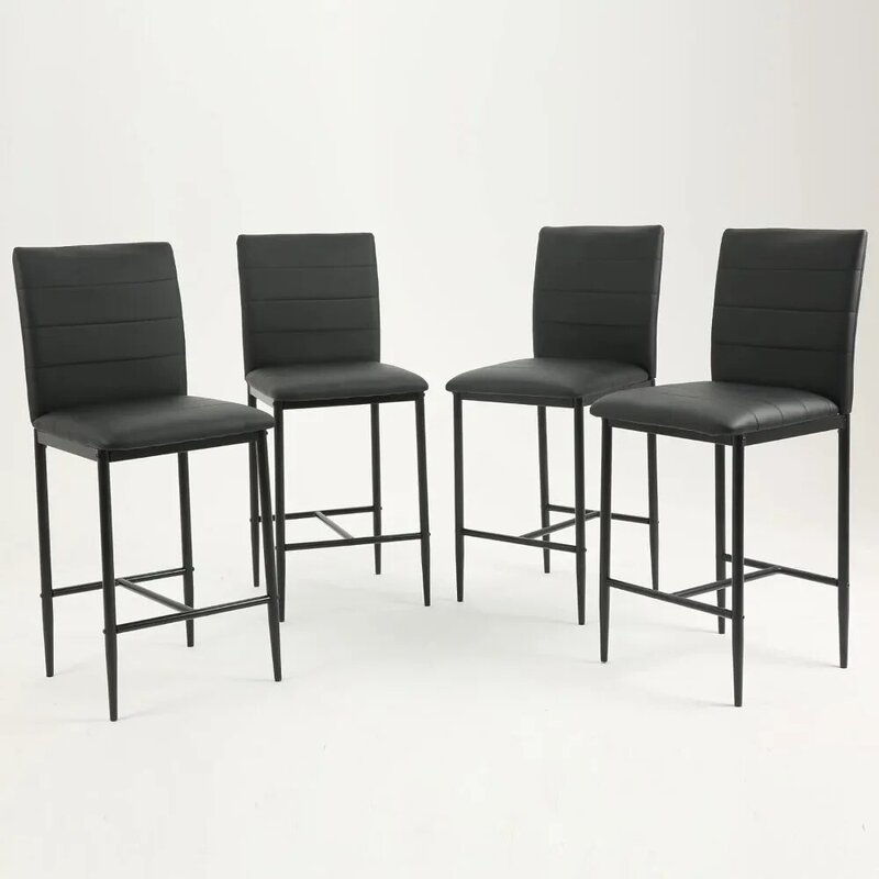Стулья высотой стойки, барные стулья, барные стулья-высокие стулья для столовой с спинкой, стулья для стойки для дома, паба, барные стулья