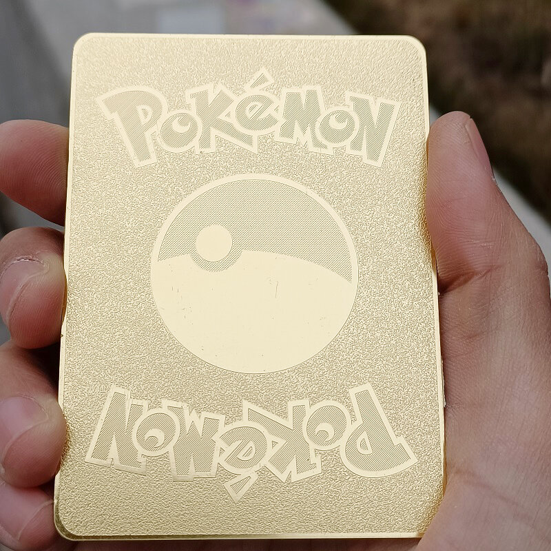2023 Pokemon Card Charizard Ash Ketchum Energy Gold Metal Card Gengar Arceus Rare Game Collection Battle Trainer Card Kid Gift