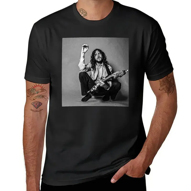John frusciante (1) t-shirt estetyczne ubrania ubrania anime t-shirt mężczyzn