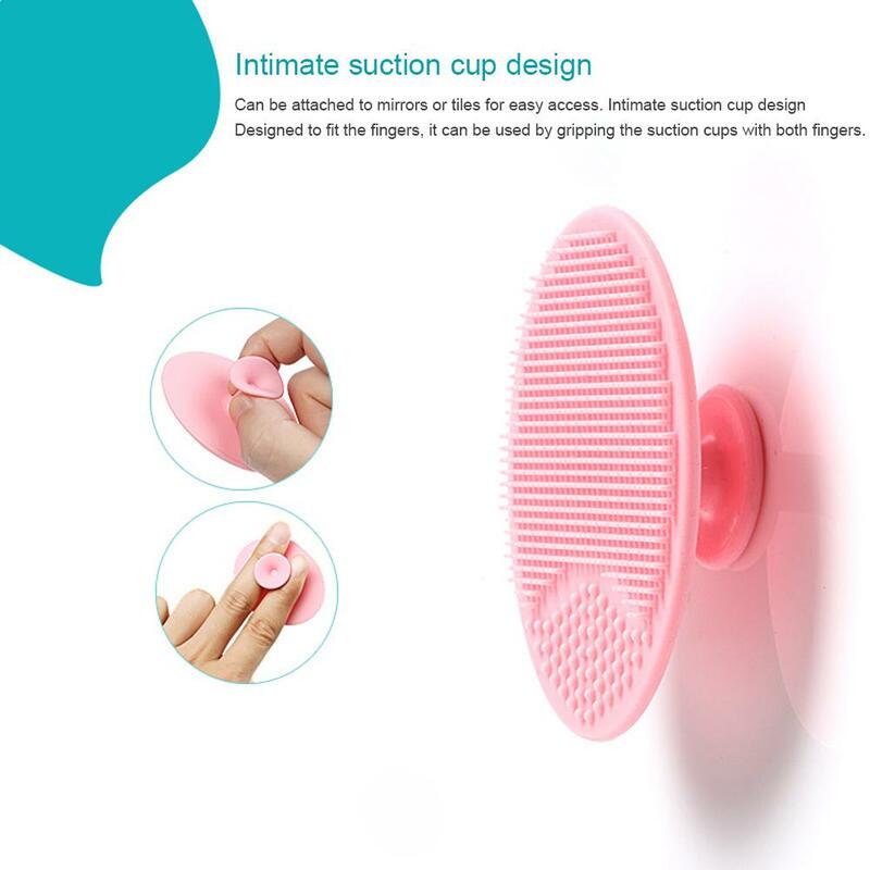 Silicone Face Scrubber Exfoliator Face Cleansing Pads Precision Pore Cleansing Brush Baby Shower Tool