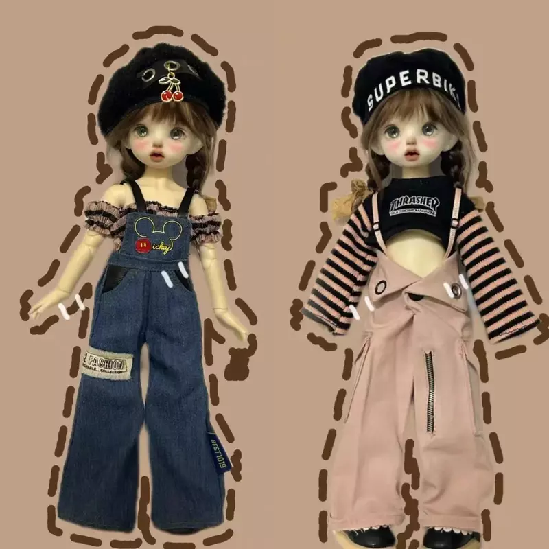 Mode niedlich lässig 30cm Puppe Kleidung verkleiden Kleidung 1/6 bjd Puppe Outfit Set Mädchen Spielzeug Geschenk Puppe Zubehör
