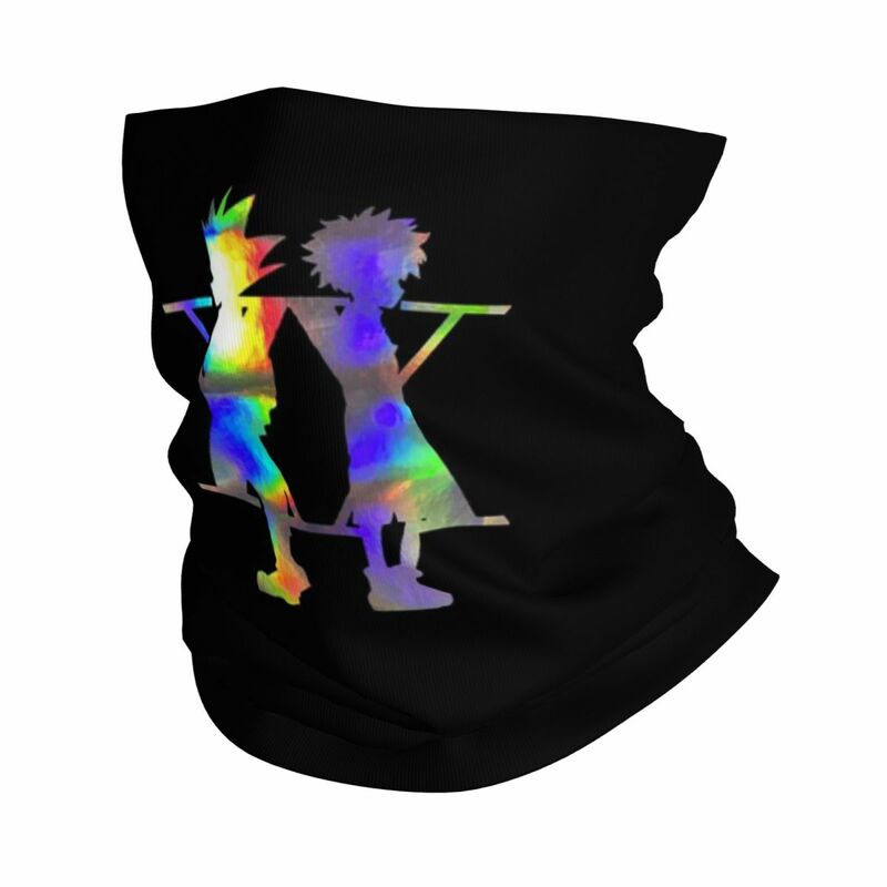 Jäger x Jäger japanische Anime Bandana Hals Gamasche gedruckt Sturmhauben Gesichts maske Schal warm Radfahren Wandern Unisex Erwachsenen wasch bar