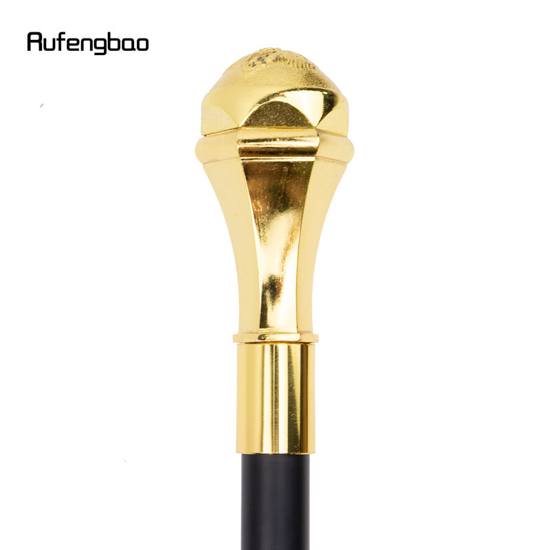 Золотая Волчья роскошная круглая ручка, модная трость для фото, декоративная трость для ходьбы, элегантная трость, ручка для ходьбы 94 см