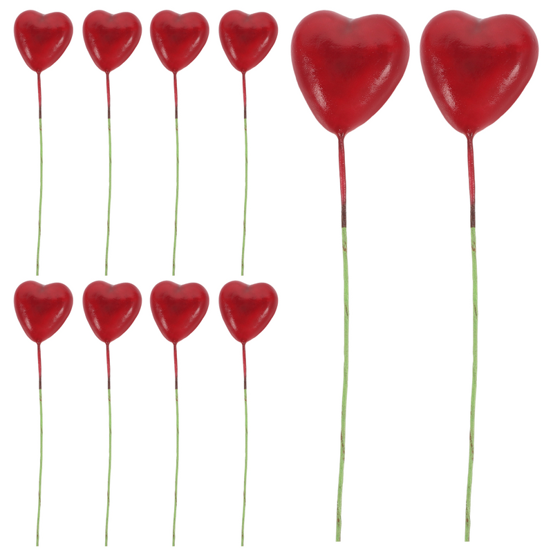 Миниатюрные воздушные шары, миниатюрная имитация любви, реквизит для украшения дня рождения, игрушки для домашней игры, декоративная верхняя шляпа, красная искусственная пена
