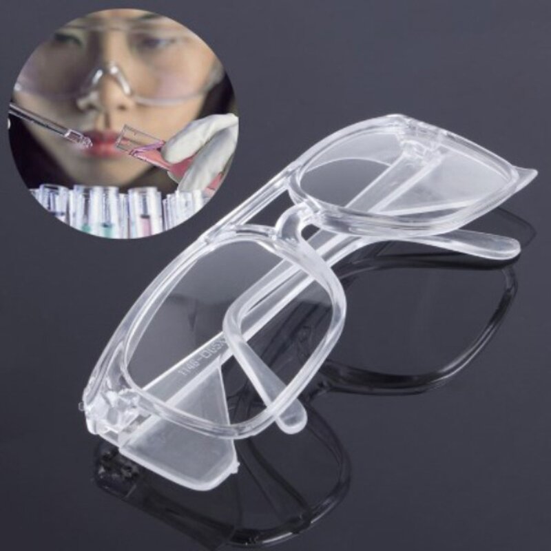PC Material Safety Goggles New Transparent Plain Glass Spectacles Riding Windproof Goggles