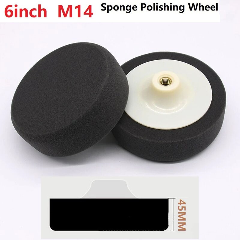 High Quality Hot Sales New Useful Polishing Sponge Heads For Car Roundness Sponge Foam Standard Compounding 150mm