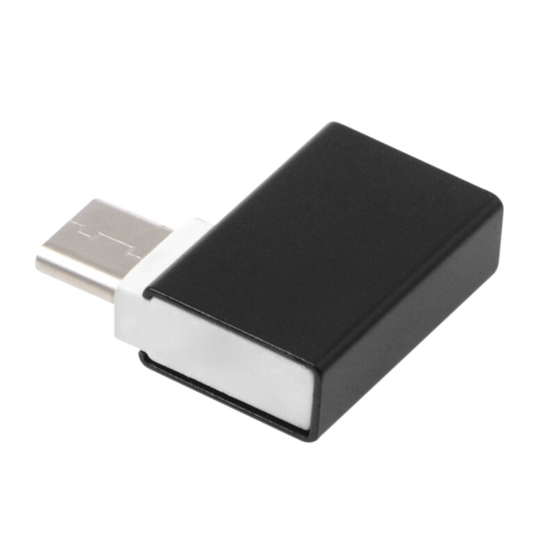 90 องศาประเภท C ถึง USB ข้อมูลหญิง OTG Converter สำหรับ Macbook โทรศัพท์ Android 51BE