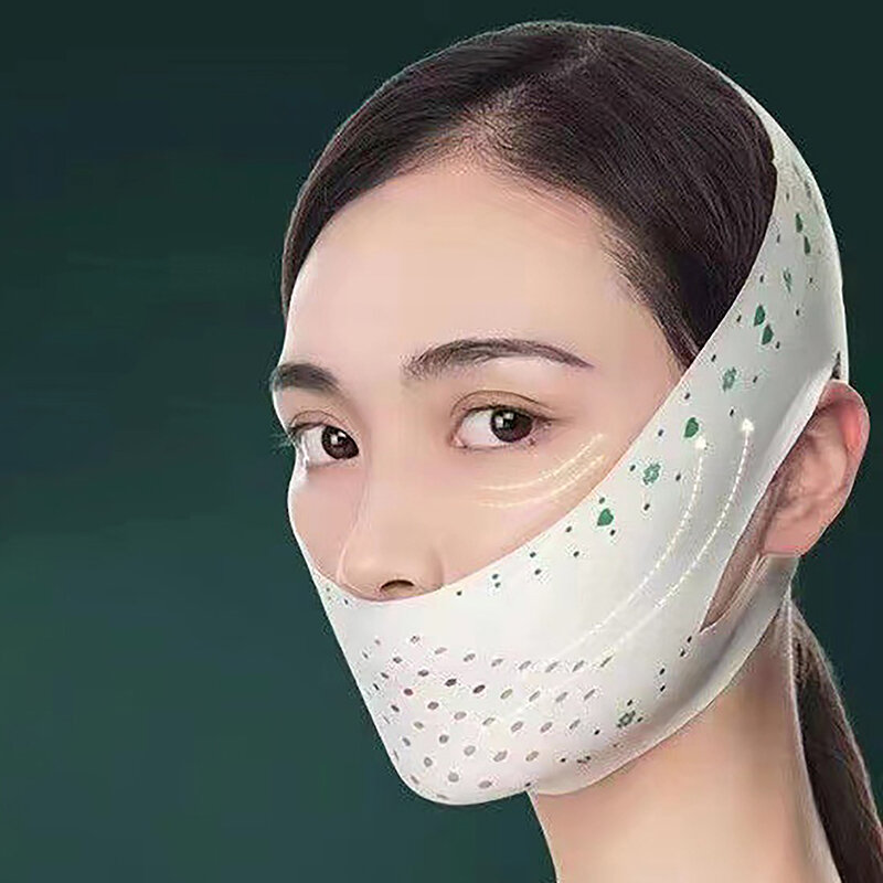 Máscara de Bandagem Facial Respirável, Anti-Rugas Máscara Fina, Reduzir o queixo duplo, V-Line Shaping Bandage, Bochecha Lift Up, 1Pc