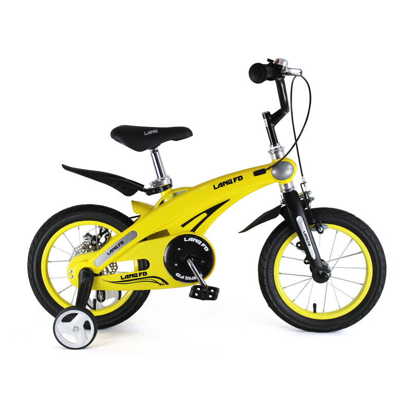 Bicicleta para niños con freno de disco doble, bicicleta de tres ruedas para niños de 12 pulgadas, 14 pulgadas y 16 pulgadas, bicicleta deportiva para exteriores para niños
