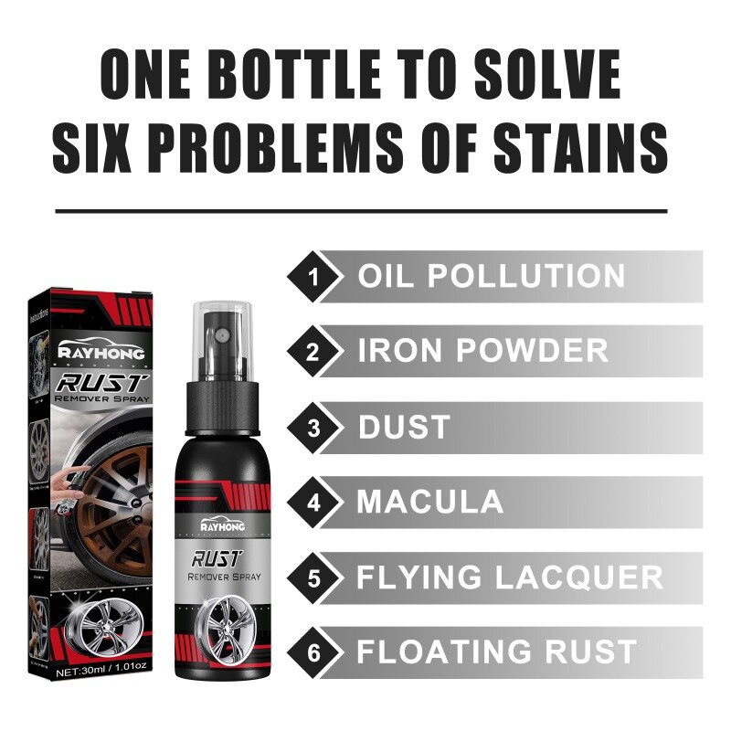 Multipurpose Maintenance Cleaning Derusting Car Maintenance Iron Powder Cleaning Super Rust Remover Cleaner for Car Detailing