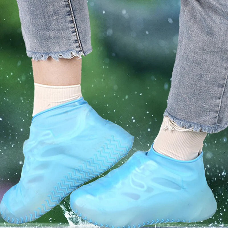 Funda impermeable de silicona para zapatos, Protector de calzado de alta calidad, para temporada de lluvia, para hombre y mujer