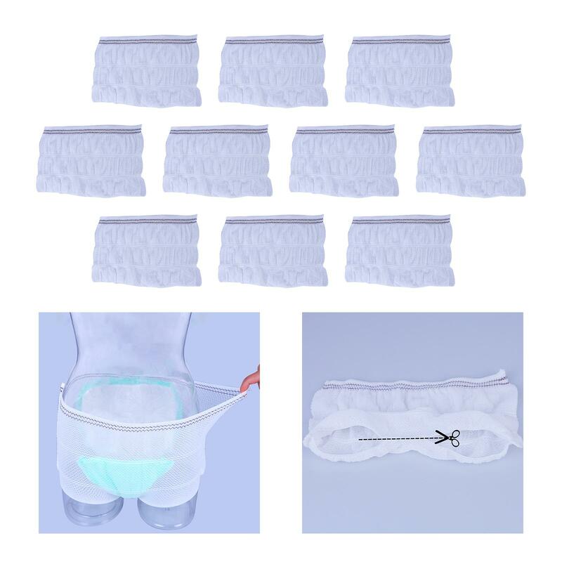 10 Pieces Adult Cloth Diaper Leakproof Washable Breathable Incontinence Protection Nappies Adult Pocket Diaper for Men Women