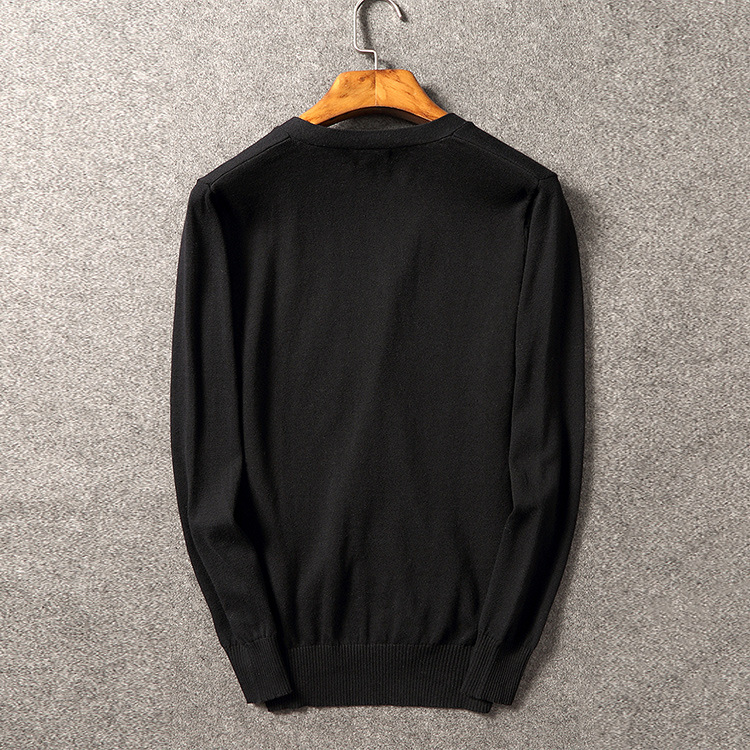 MRMT 2024 nowy męski rozpinany sweter cienki odcinek dekolt z dekoltem w jednolitym kolorze męska kurtka codzienna luźny męski sweter Trend