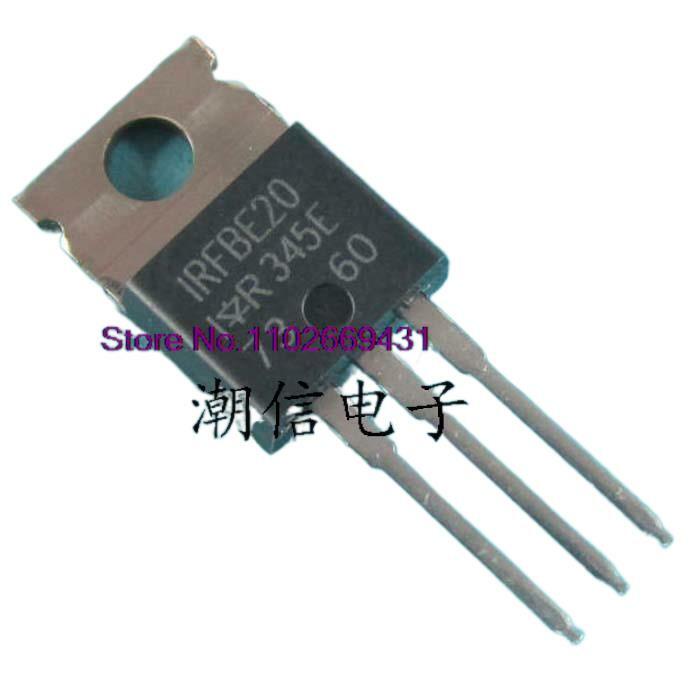 5 buah/lot IRFBE20 TO-220 2A 800V asli, tersedia. Power IC