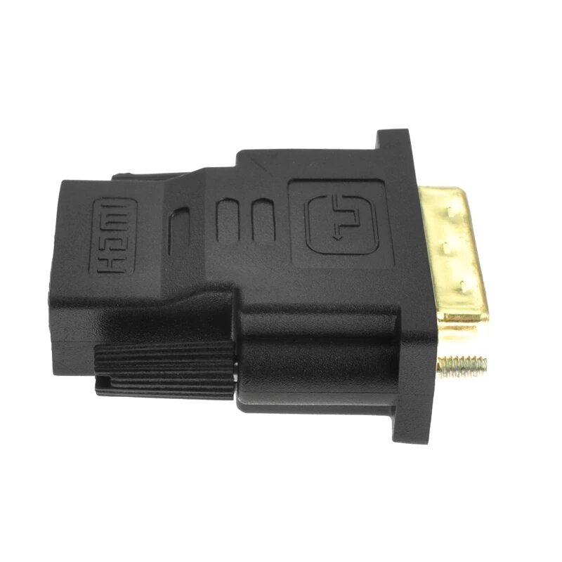 10-50 stücke DVI 24 + 1 Stecker Auf HDMI-kompatibel Weibliche Konverter HDMI-kompatibel Zu DVI adapter Unterstützung 1080P für HDTV LCD