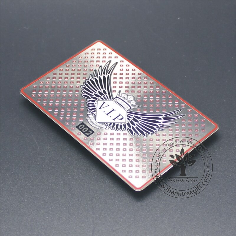 Customized product、KTV club gold plated brushed custom metal VIP card