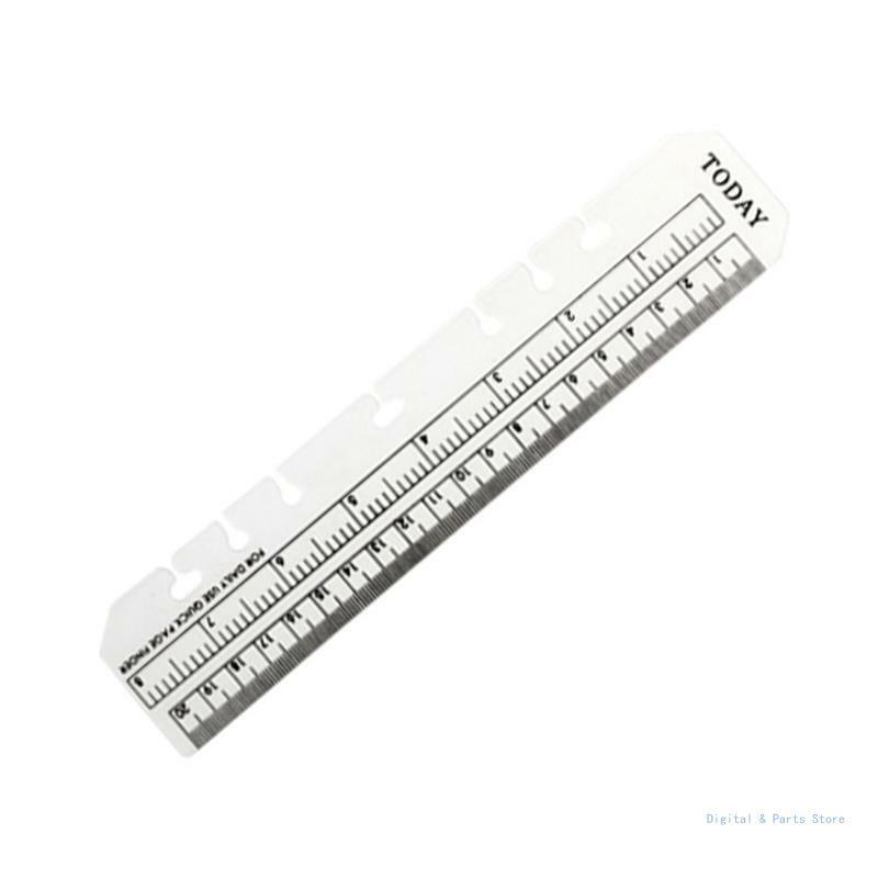 M17F Foldable Straight Functional Scale Rulers Pages Marker  for A5  Kits