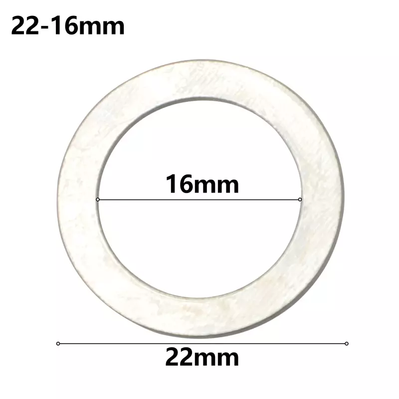 Anneaux de réduction de lame de scie circulaire, anneau de conversion, disque de coupe, outils de travail de calcul, adaptateur de rondelle de coupe, 16mm, 20mm, 22/25mm, 4mm, 30mm, 32mm