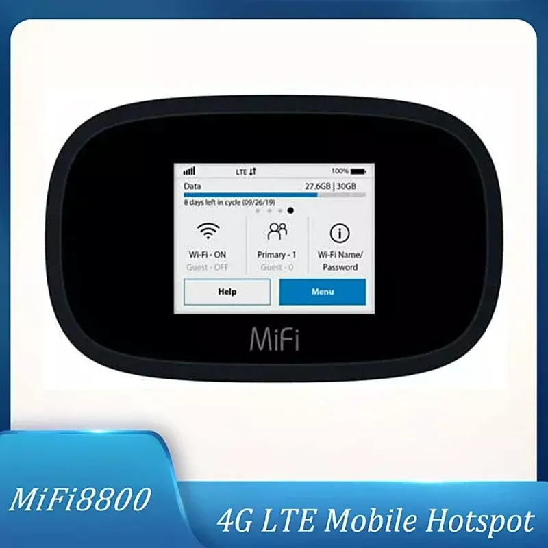 Inseego-punto de acceso móvil Global MiFi8000/MIFI8800, 4G, LTE, WiFi, 5-802.11ac/nbg, t-mobile, pantalla a Color de 2,4 ", punto de acceso de bolsillo de alta velocidad