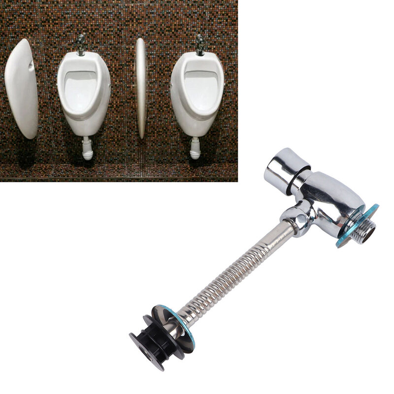 Duurzame Badkamers Urinoir Flush Ventiel Voor Openbare Toiletten Legering Bijlagen Automatische Uitschakelknop Type Hardheid