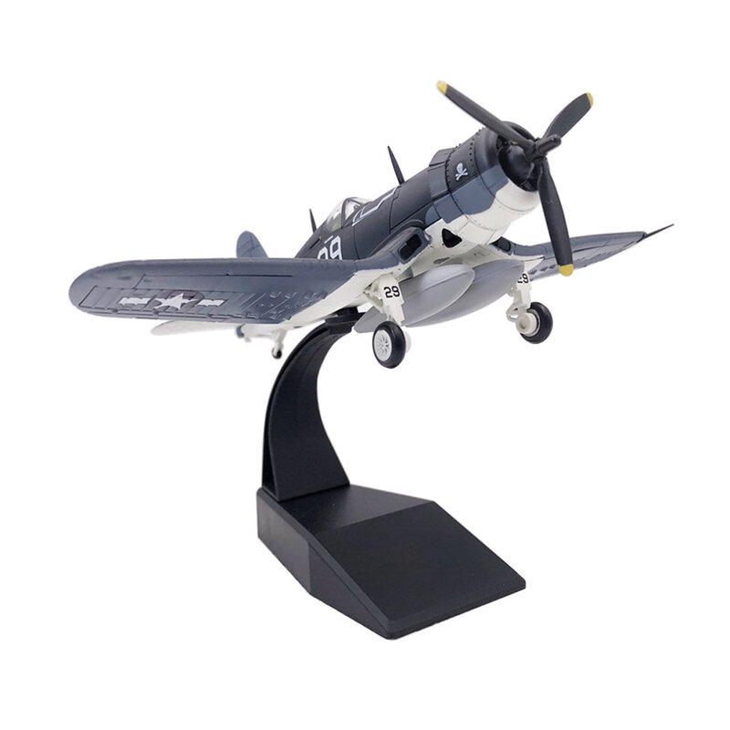 Scala 1/72 WW2 US F4U-1 F4U Corsair Dragon Fighter Aircraft aereo militare in metallo Diecast Model Toy collezione o regalo per bambini