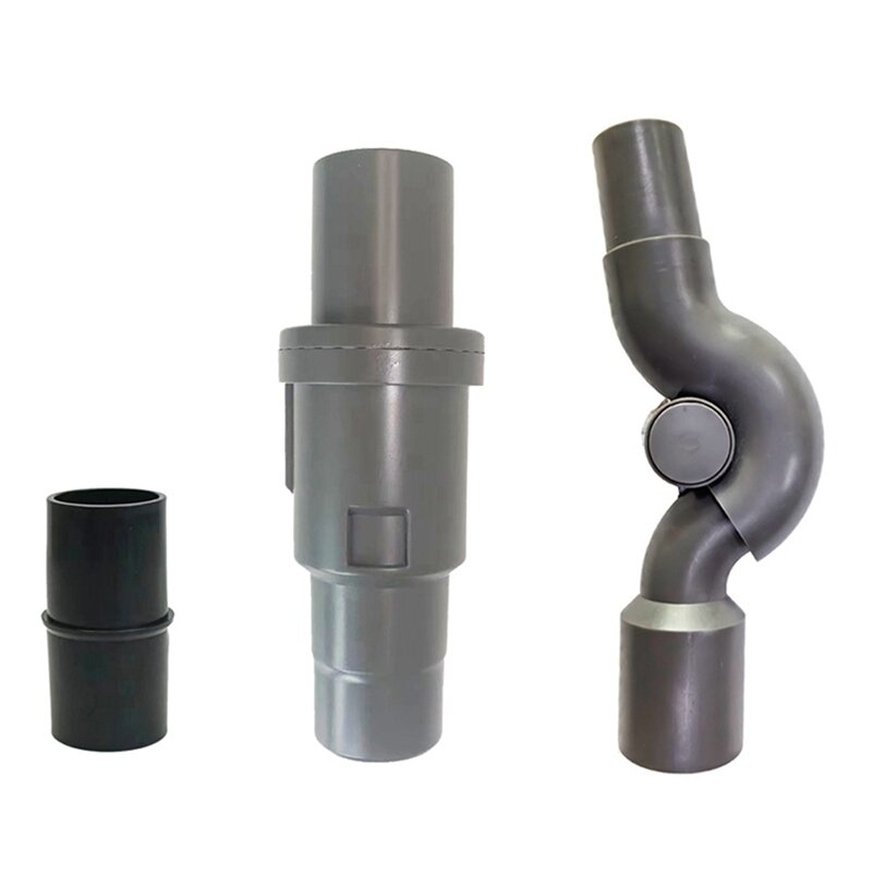 3 Piece Set Universal Elbow Adapter Bottom 35-32Mm Bore Quick Release Tool Bottom Adapter Vacuum Cleaner Parts Accessories