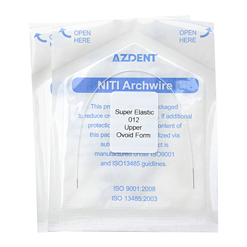 1PCS/PACK Super Elastic NITI Invisible Dental Orthodontic  Round Arch Wire Ovoid Form White Color