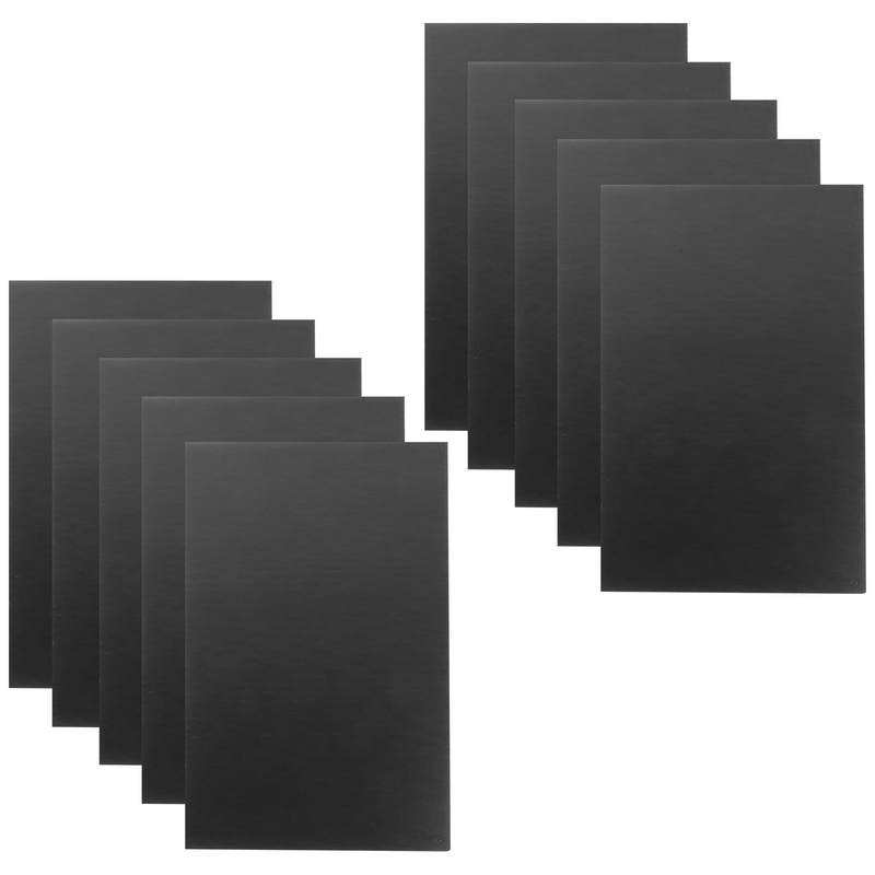 Placa de espuma preta, 30x20cm, Núcleo grosso do cartaz, Esteira de cozimento, Artesanato, 10pcs