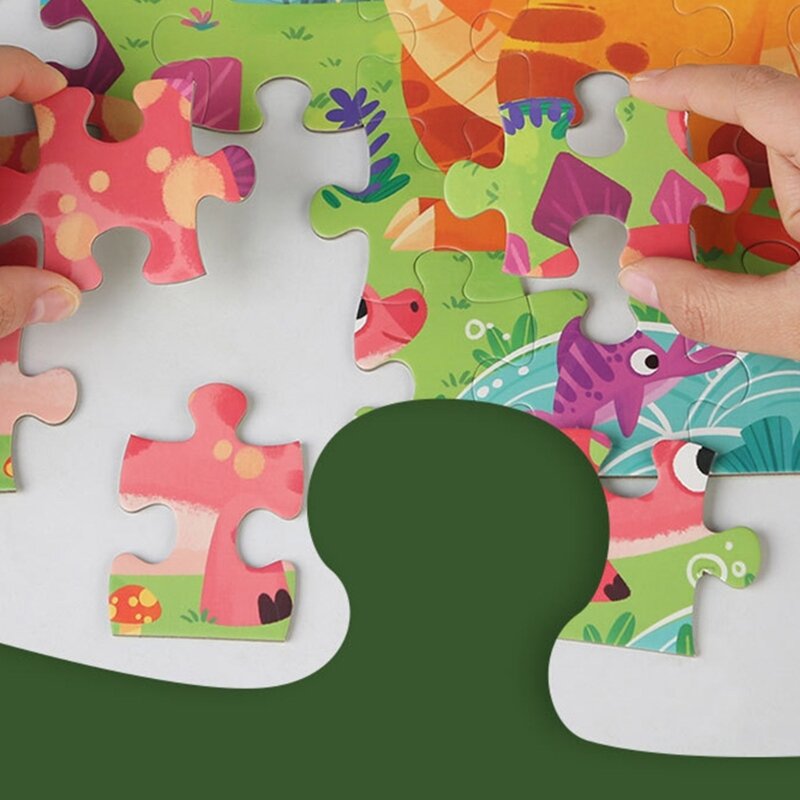 60 шт., игрушки-пазлы с героями мультфильмов, детские развивающие пазлы для детей, мальчиков и девочек