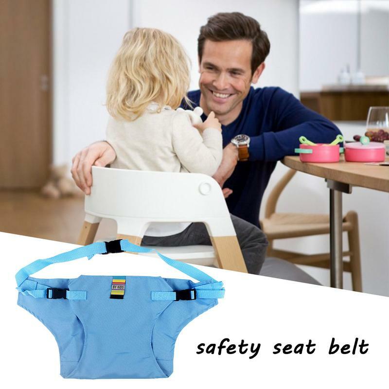 Sabuk kursi makan bayi, dapat disesuaikan perlindungan keselamatan makan anak penjaga kursi mobil Harness keselamatan menghentikan bayi tergelincir jatuh