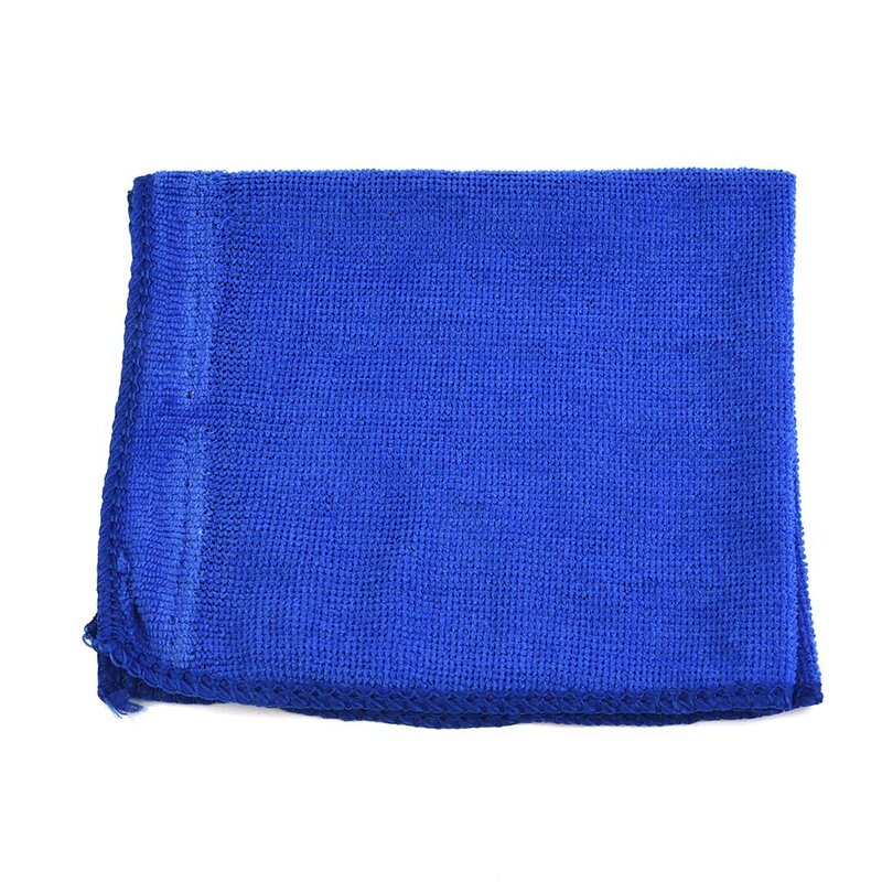 1 Stück blaue O-Fasern 30*30cm Mikro faser Handtuch Küchen wäsche Auto Haus reinigung waschen sauberes Tuch stark saugfähiges Reinigungs tuch