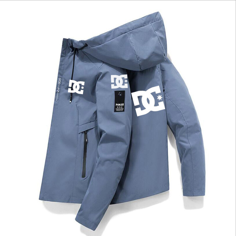 2023 Autumn/Winter DC Men's S Clothing Outdoor Fishing Waterproof Jacket Sweatshirt Hoodie Windbreaker SportWear Clothes Outwear