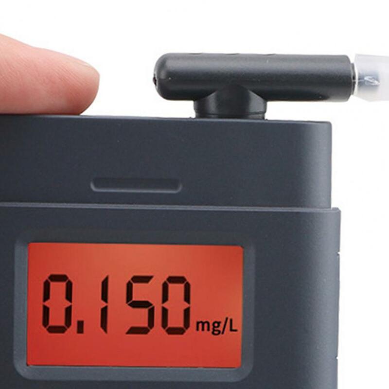 Alcohol Tester 1 Set Convenient 360 Degree Rotating with Cover  Anti-interference Alcohol Tester Breathalyzer for Driver