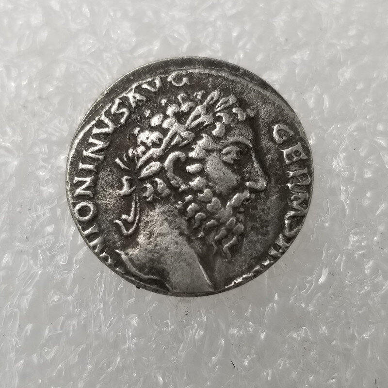 Koin pasangan seni 3D mitologi Yunani mewah lucu koin/keberuntungan koin peringatan saku koin memori + tas hadiah