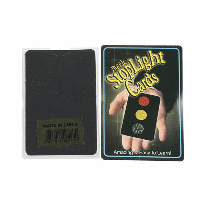 Gimmick Props Magic Stop Light Cards Magic Props Mentalism Traffic Light Magic Magician Game Close Up Magic Stoplight Cards