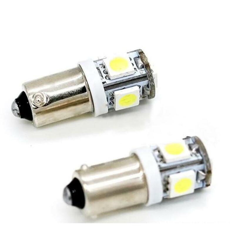 Car Auto Bulb Turn Signal Light for BA9S T4W 5050 5Smd LED Clearance Light Reading Light Overhead Lamp