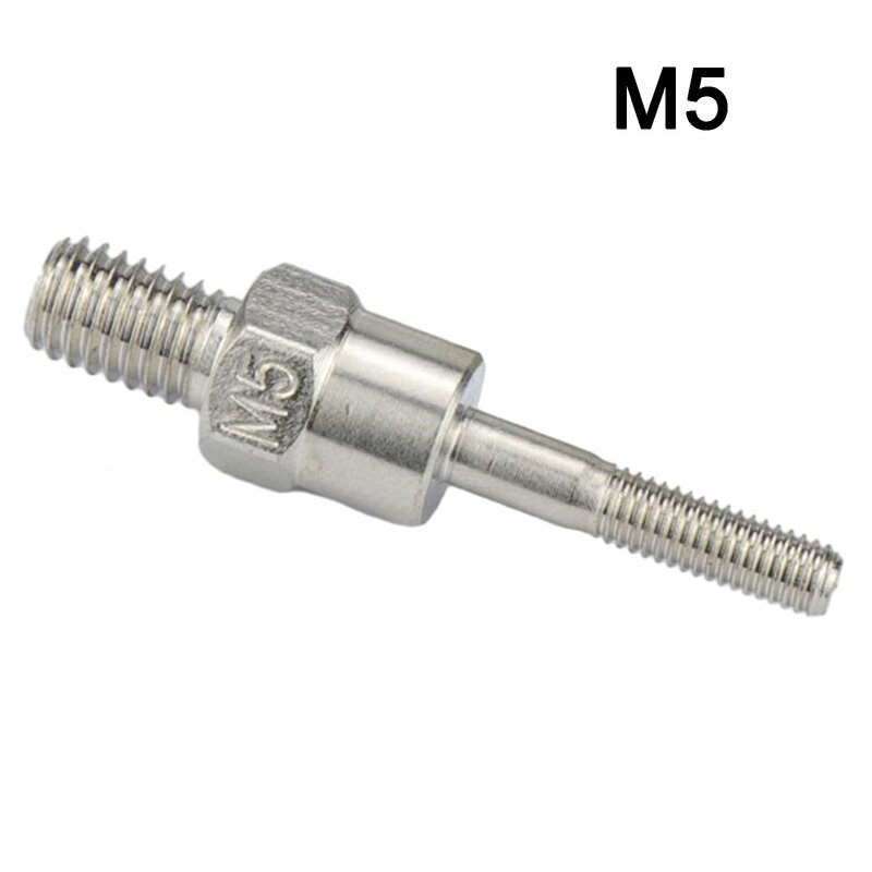 Cabezal de mandril de punta de repuesto para remaches, accesorio de máquina de remaches de acero duradero para M3, M4, M5, M8, M10, 95 caracteres