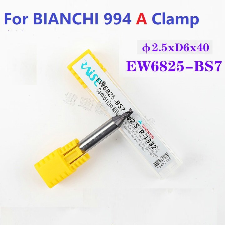 Bianchi B994 A F G 조 클램프 커터 1.0mm 1.5mm 2.5mm 3mm KEYLINE 994 레이저 엔드 밀링 커터