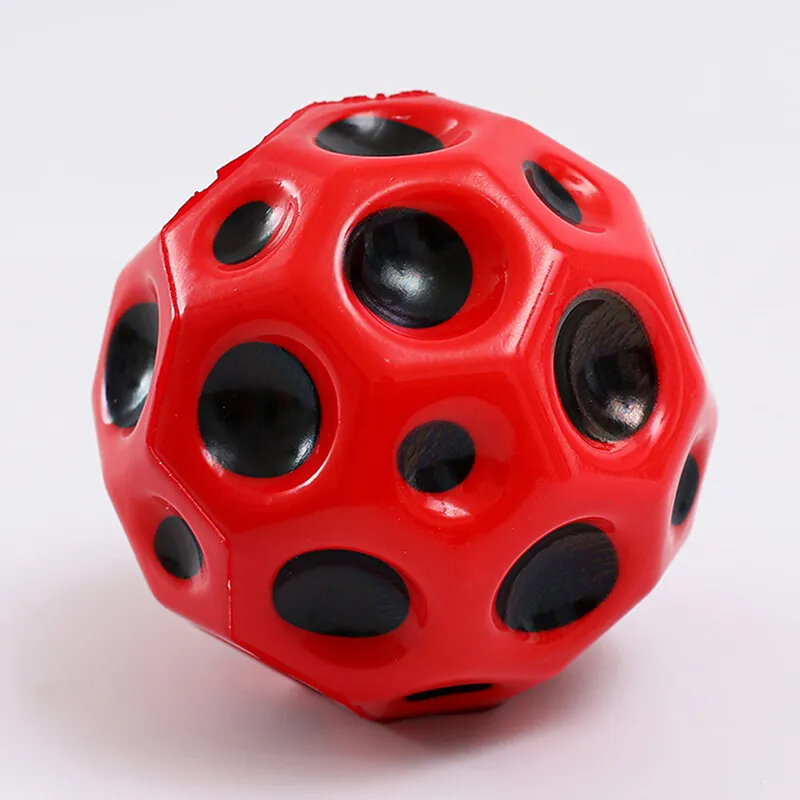 Super High Bouncing Space Ball para crianças Espuma sólida de PU Pop portátil, brinquedo de salto Coordenação mão-olho
