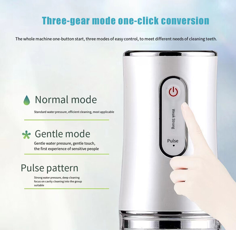 Máquina de limpieza Dental inteligente portátil, máquina de lavado Dental eléctrico para el hogar