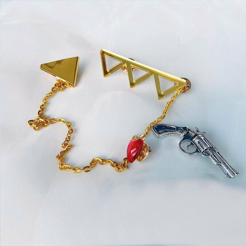 Vtuber Luca Kaneshiro Cosplay Hololive Luca Necklace Hairpin Brooch Rings Vtuber Luca Cosplay Accessories Props