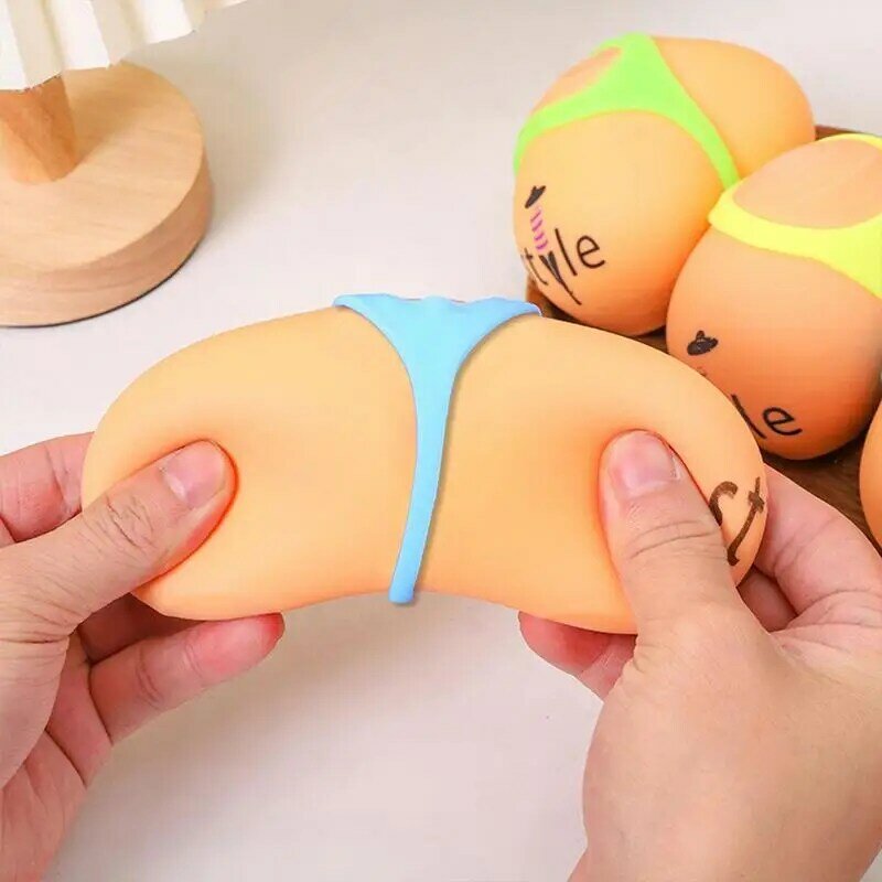 Mainan Fidget Mini simulasi bokong mainan Remas Halloween dekompresi mainan cubit lucu untuk anak dewasa kecemasan stres menenangkan