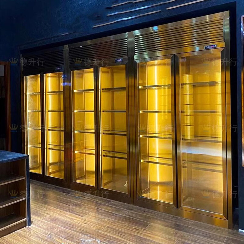 Modern Bar Cabinet Display Móveis, Gabinete de bar, Boutique comercial ao ar livre, Cremalheira do vinho artesanal industrial, Kabinet quadrado