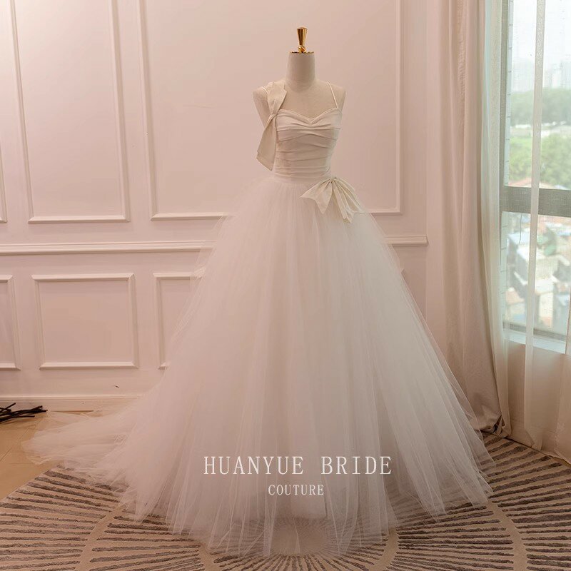 Wedding Dresses strapless Vestido De Noiva Elegant halter Appliques Bridal Gown off the shoulder  sweetheart ball gown