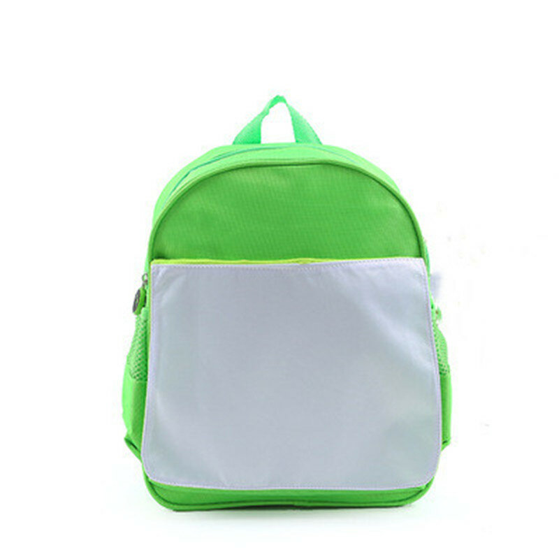Mochila escolar colorida para niños, bolsa en blanco de sublimación para estudiantes, niños y niñas, bolsa de viaje