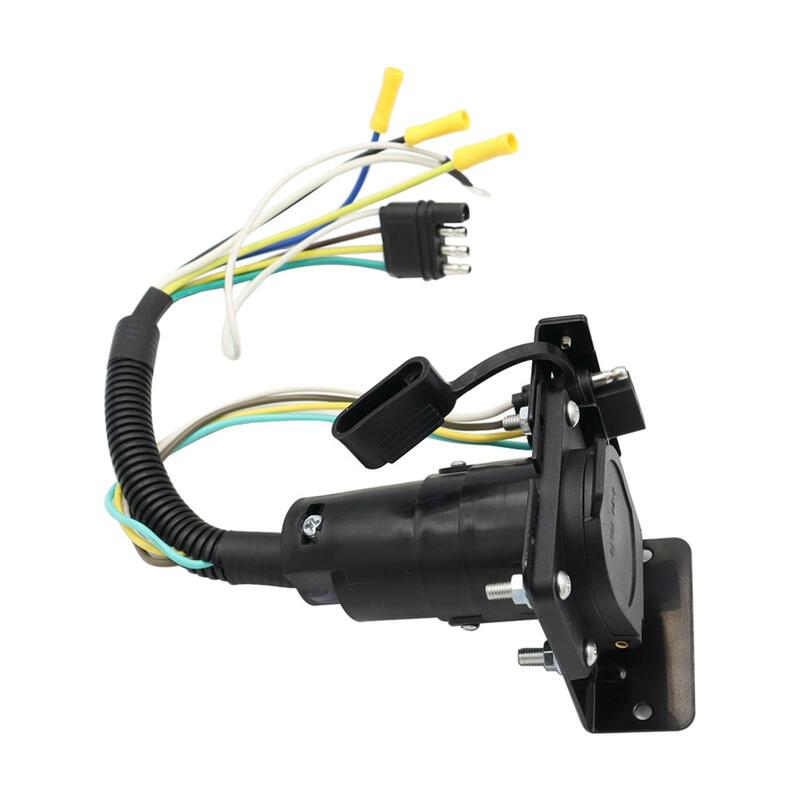 RV Blade Adapter Connector Kit, ficha de reboque para reboque, 4-Way Flat to 7-Way