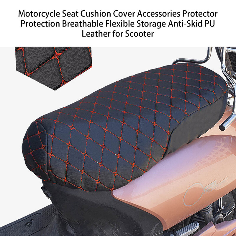 Juste de coussin de siège de moto, housses de dégager imperméables, tissu protecteur