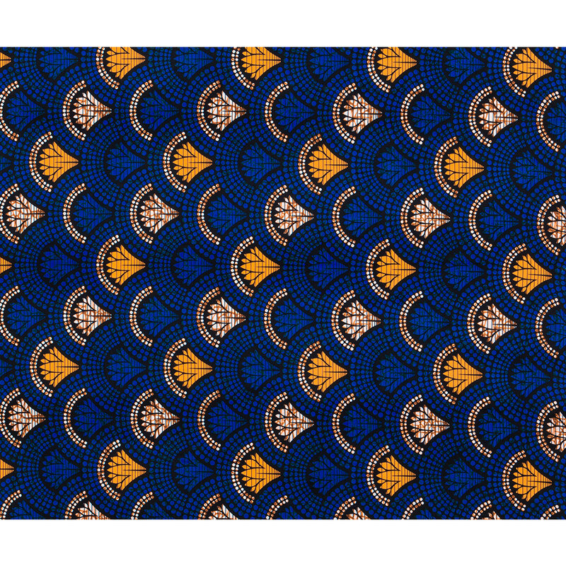 2023 afryka tkanina z nadrukiem wosk poliestrowy tkanina wzór kropki wykwintne mody wysokiej jakości miękki nigeryjski prawdziwy wosk 6 jardów